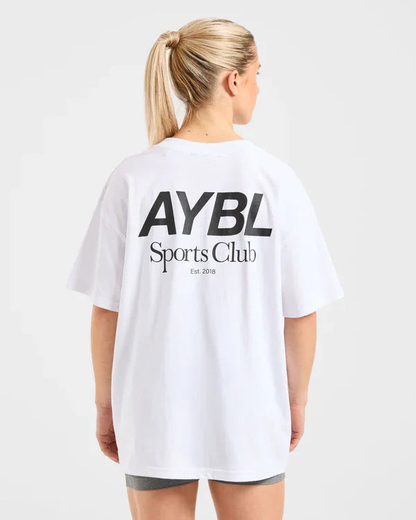 New Arrival Sports Club Oversized T Shirt Breathable Tee Top Fitness Short Sleeved T-Shirt Crew Neck T Shirt Tops Unisex Tee - ATFH