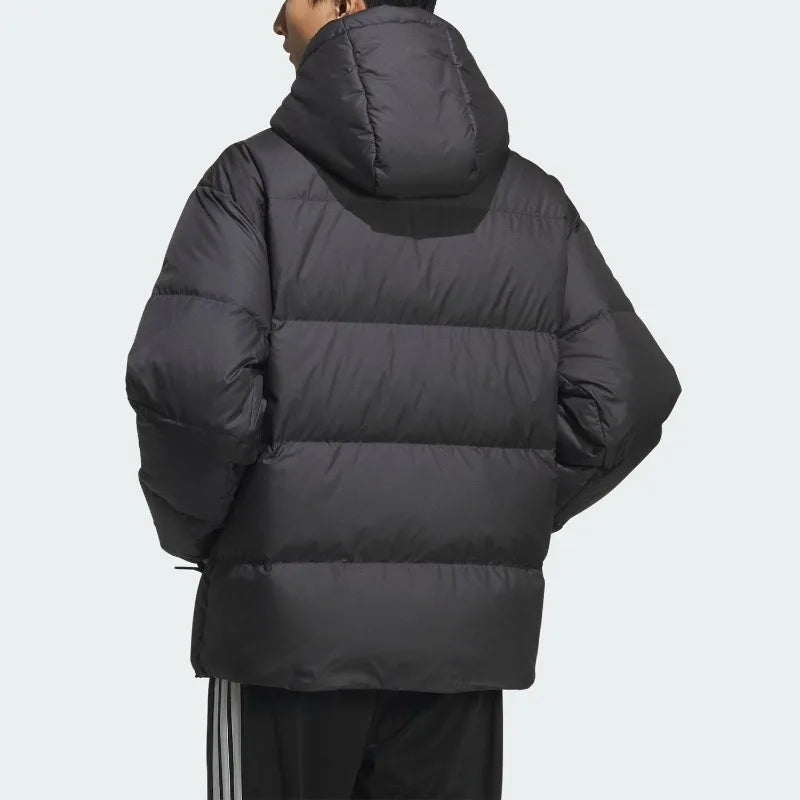 Adidas Men's Warm Hooded Casual Light Down Jacket KC2478