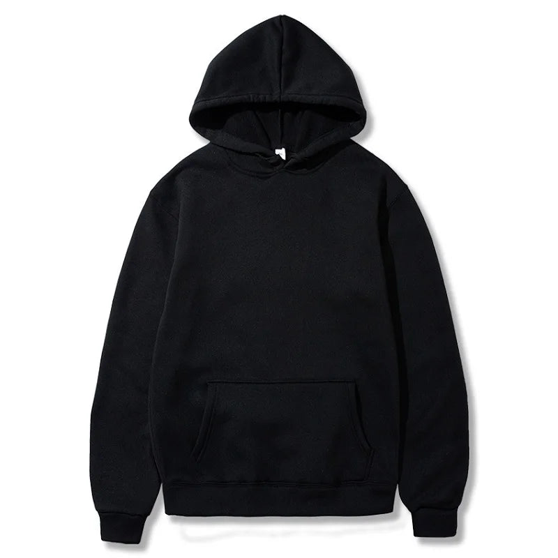 Men's Hoodies New Spring Autumn Casual Hoodies Sweatshirts Men's Top Solid Color Hoodies Sweatshirt Male Casual Tops 11 Colors - ATFH