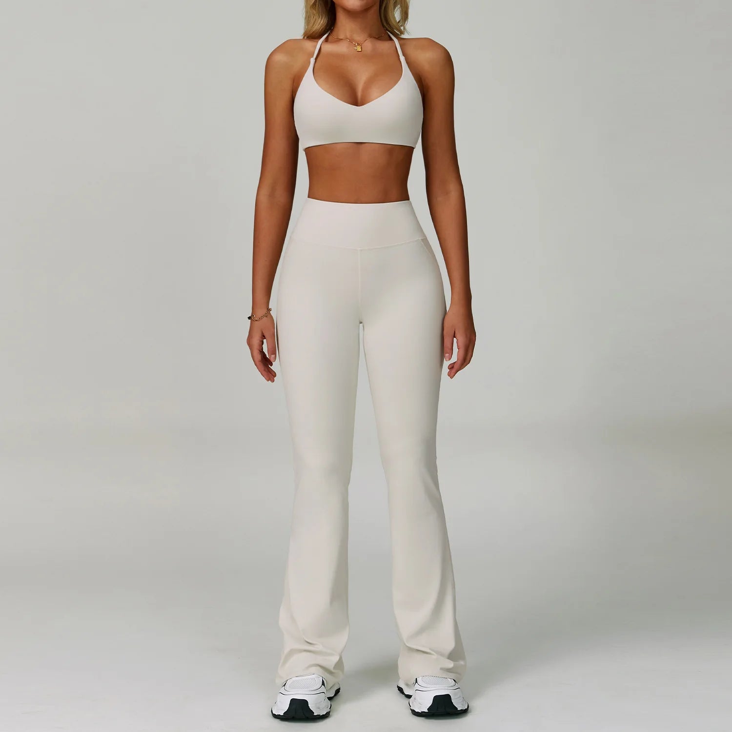 2 Piece Set Women's Tracksuit Fitness Clothes Yoga Sets Sportswear Workout Bra High Waist Leggings Set Gym Clothing Sports Suits - ATFH