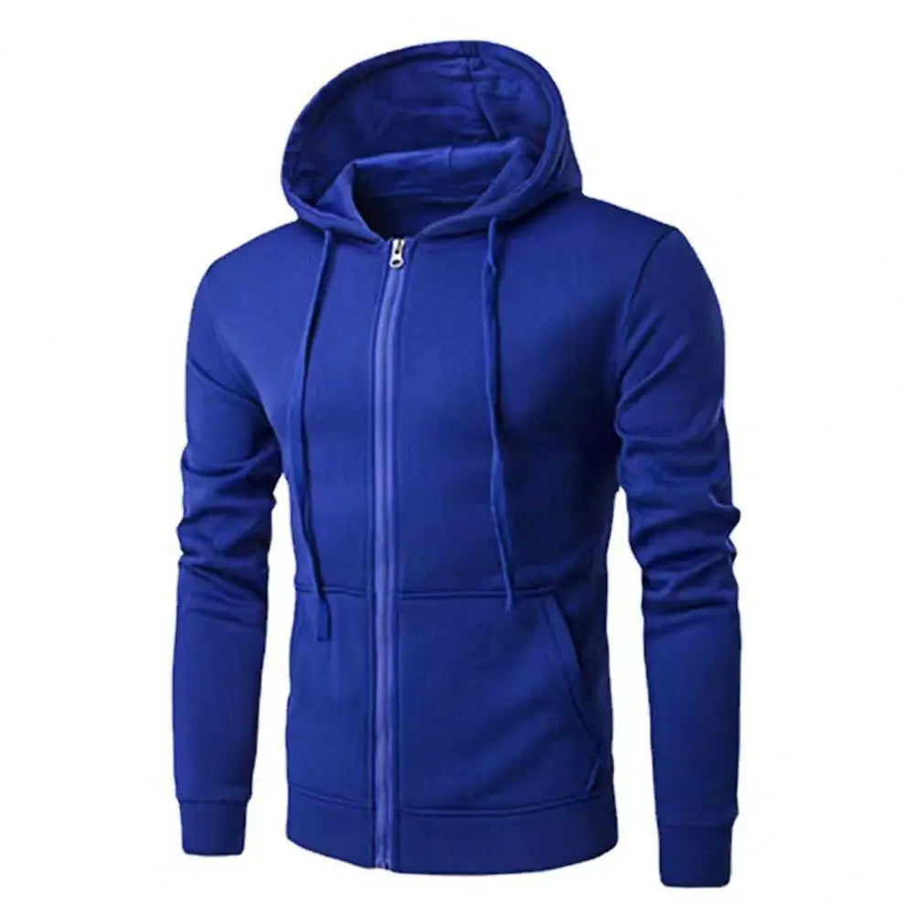 Autumn Men Sweatshirts Long Sleeve Jacket Hoodie Zipper Closure Jacket Male Hoodies Sweatshirt Slim Fit Male Clothing - ATFH