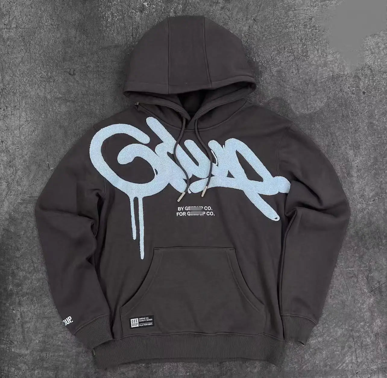 100% Cotton Geedup Australia Top Quality High Street Women Men Hoodie Clothing Hip-Hop Loose Y2K Harajuku Oversized Sweatshirt - ATFH