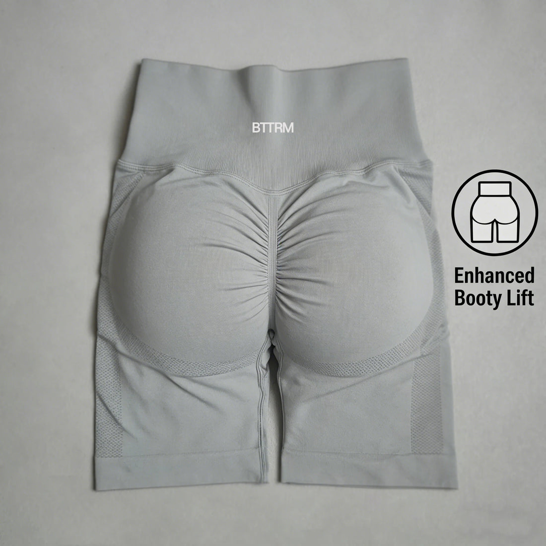 BetterMe Peach Hip Lifting Sports Shorts Women High Waist Belly Slimming Running Yoga Trousers