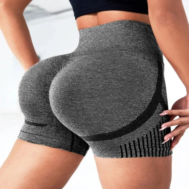 Yoga Underpants Seamless High-Elasticity High-Waist Quick-Drying Casual Sports Yoga Shorts Women's Tahsi Fashion House