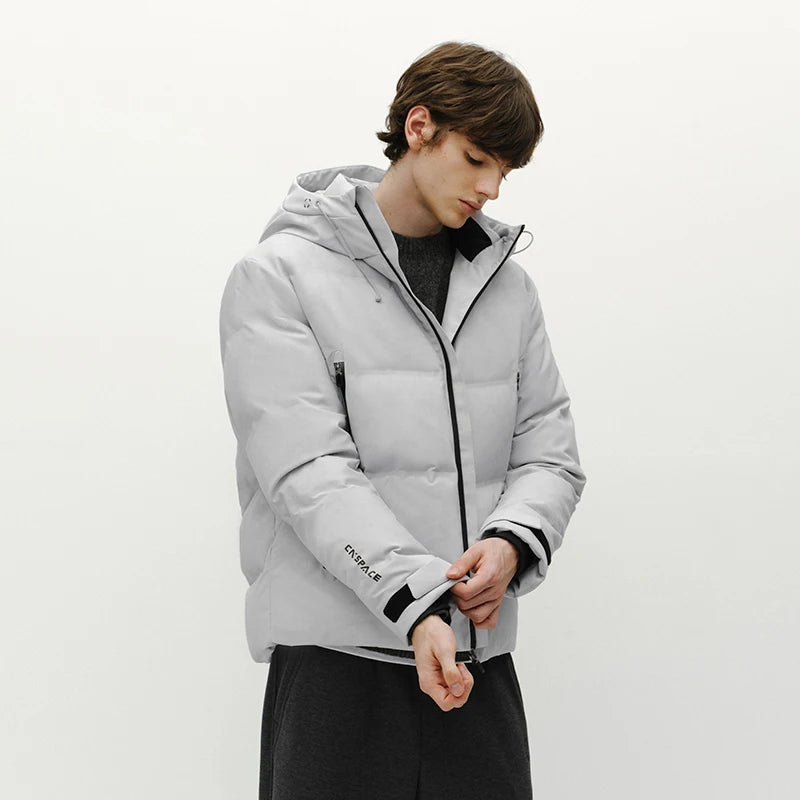 Semir Men Down Jacket Water Repellent Windproof Shell 90 Percent Down Fill Seamless Bonded Heavyweight Build 2026 Winter