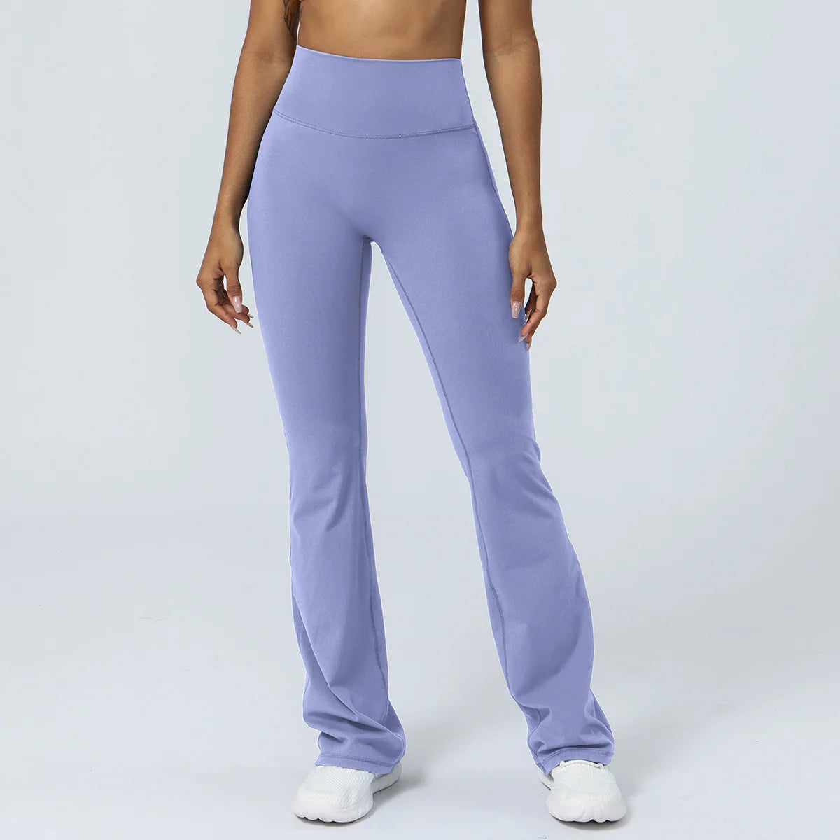 Women Yoga Flare Leggings High Waist Dance Pilates Fitness Gym Buttock Lifting Workout Wide-Leg Pants Outdoor Train Sport Tights ATFH