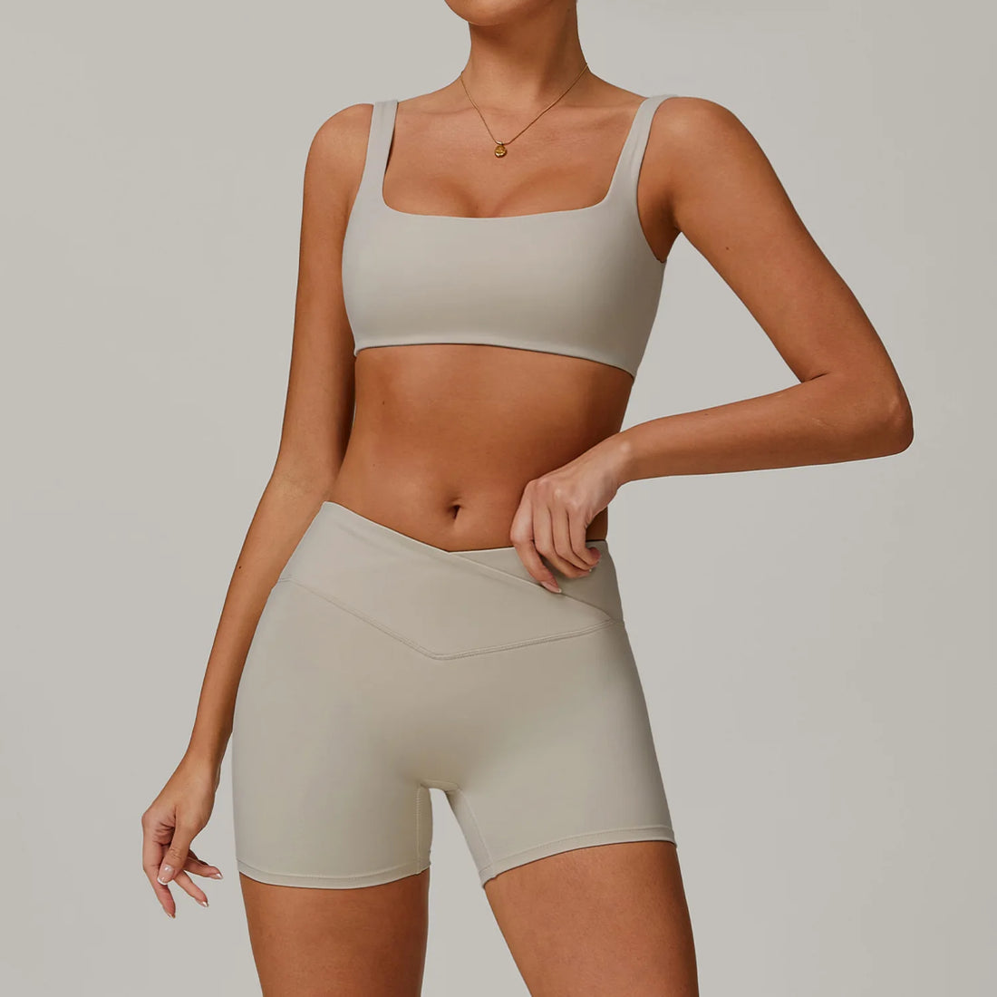 2 Pieces Yoga Set Workout Sets Women Tracksuit Gym Push Up Fitness Running Workout Clothes Sport Bra Leggings Suit Activewear - ATFH