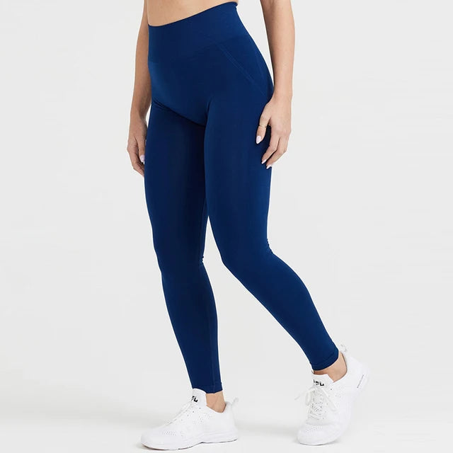 Amplify Effortless Leggings For Women Push Up Booty Legging Scrunch Butt Stretch Workout Gym Tights Fitness Seamless Yoga Pants - ATFH