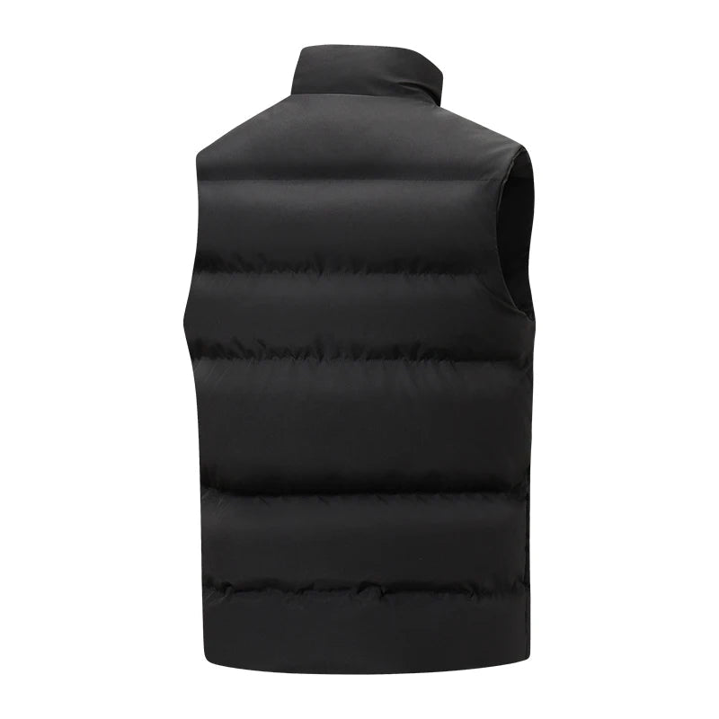 Down Vest Lightweight Quality Versatile Winter Mens Outdoor Workwear Lightweight Vest New Stand Collar Camisole Windproof Vest ATFH