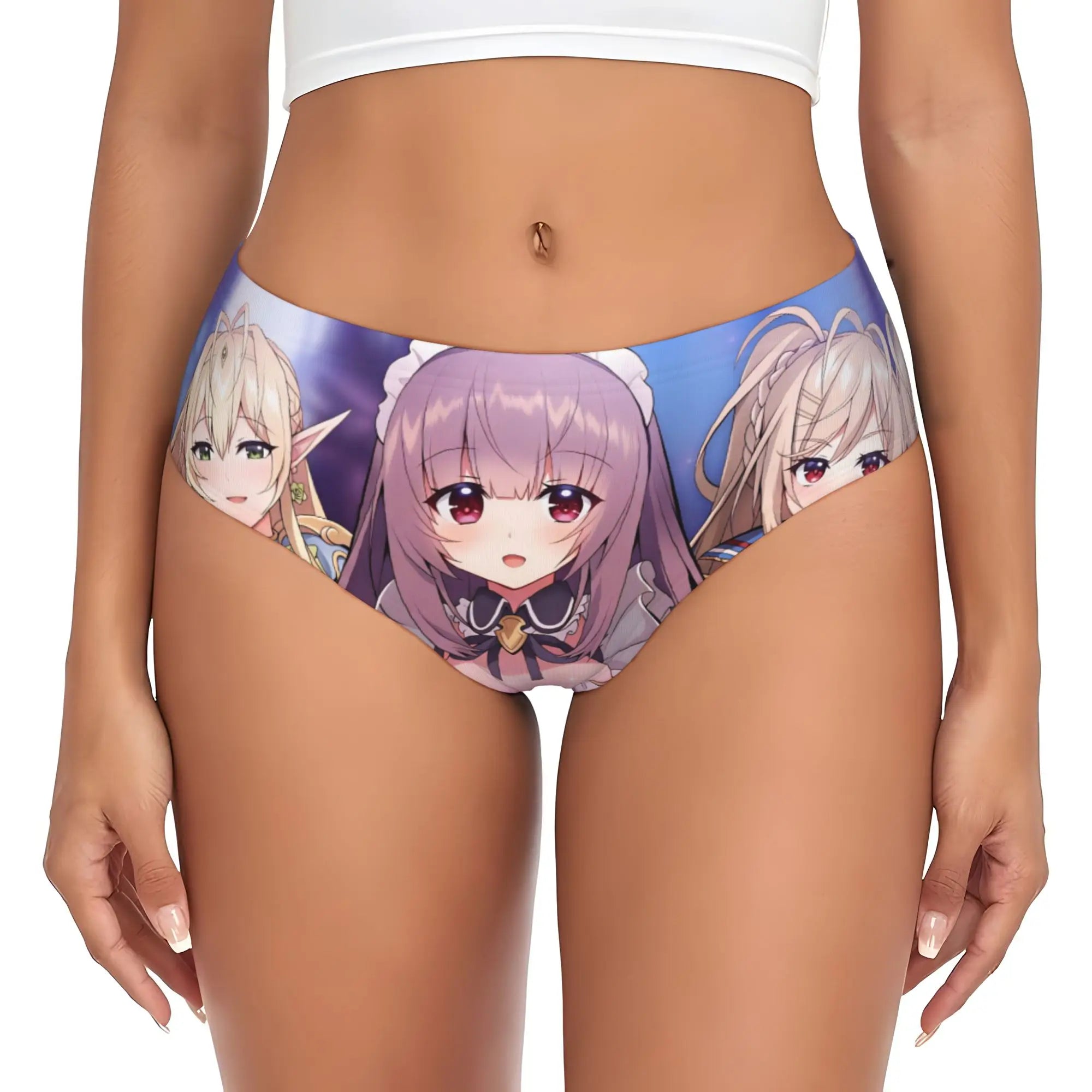 Game Japan Anime Tenkafuma  Brief Panties Women Comfort Stretch Comic  Underwear