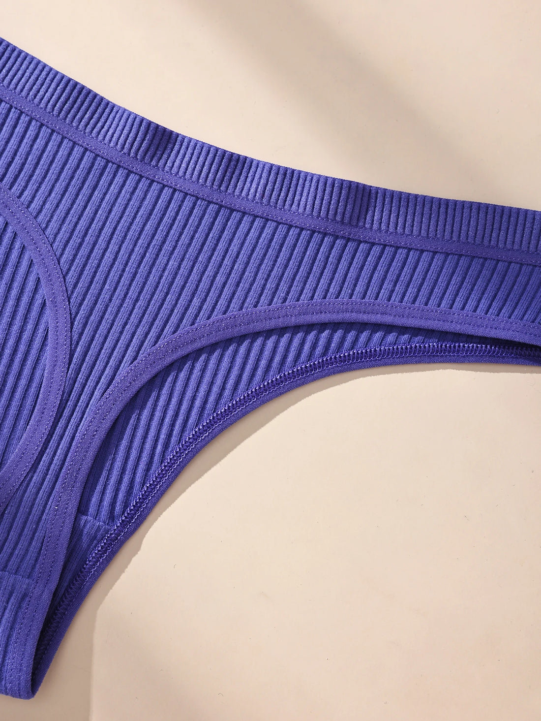 7Pcs Women's Thongs Panties Cotton Striped Underwear Sexy Women Lingerie Solid Intimates Comfort Panty Soft Hot G-Strings XS-XXL