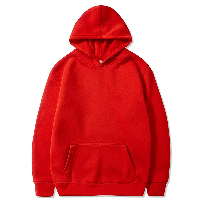Men's Hoodies New Spring Autumn Casual Hoodies Sweatshirts Men's Top Solid Color Hoodies Sweatshirt Male Casual Tops 11 Colors - ATFH