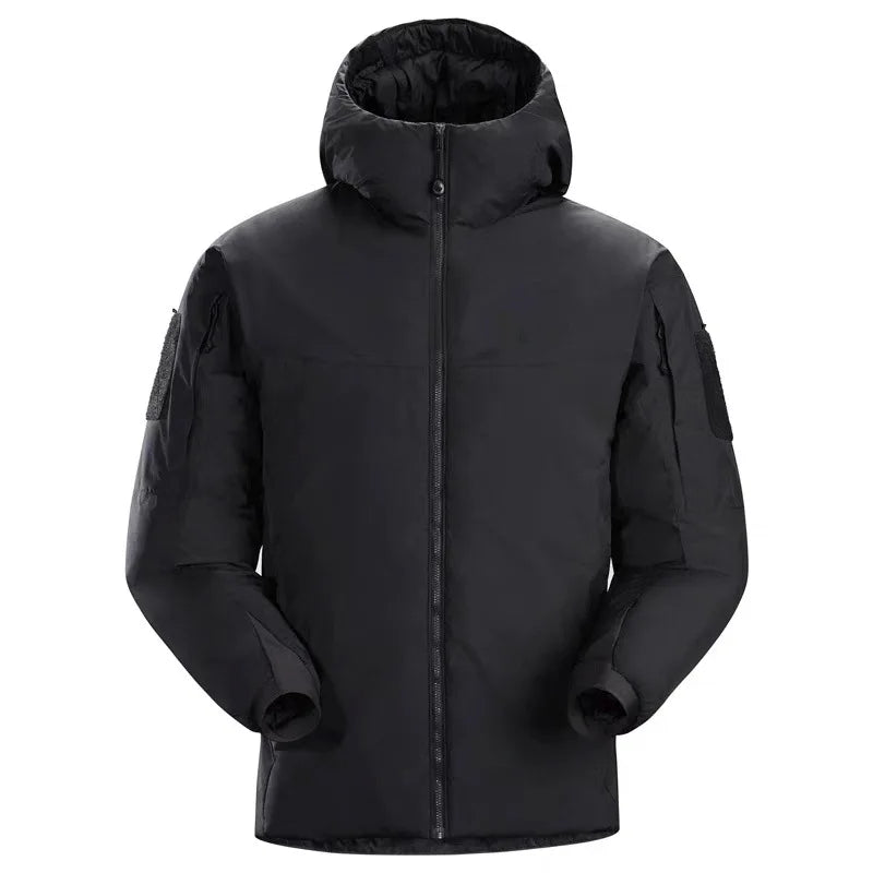 Outdoor Cotton Jacket Winter Thick Warm Tactical Hooded Jackets Outerwear Mountaineering and Hiking Clothing Windbreaker