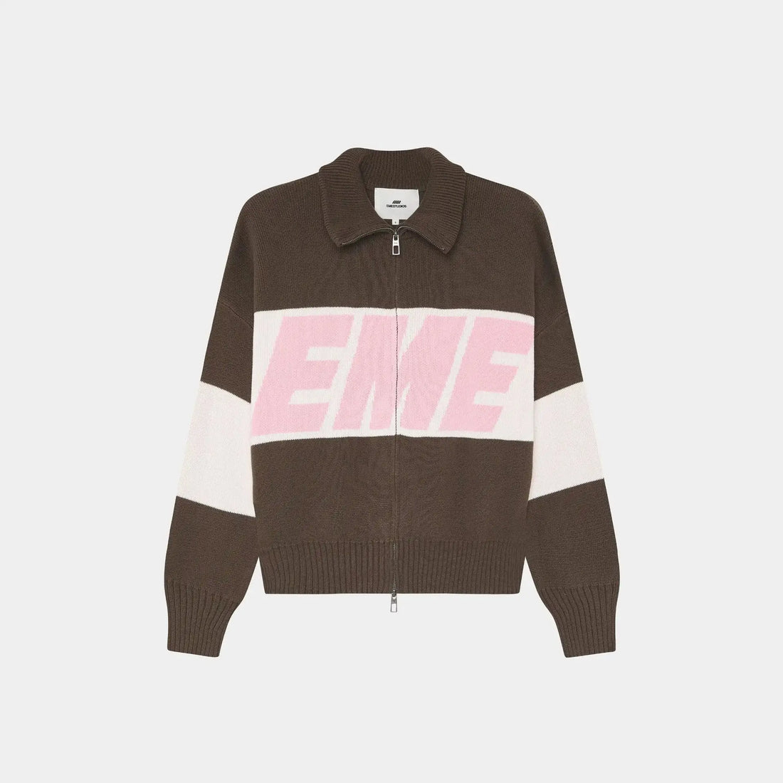 Zekye Knitted sweater with letter pattern, long sleeved high street loose sweater, European and American spicy girl style - ATFH