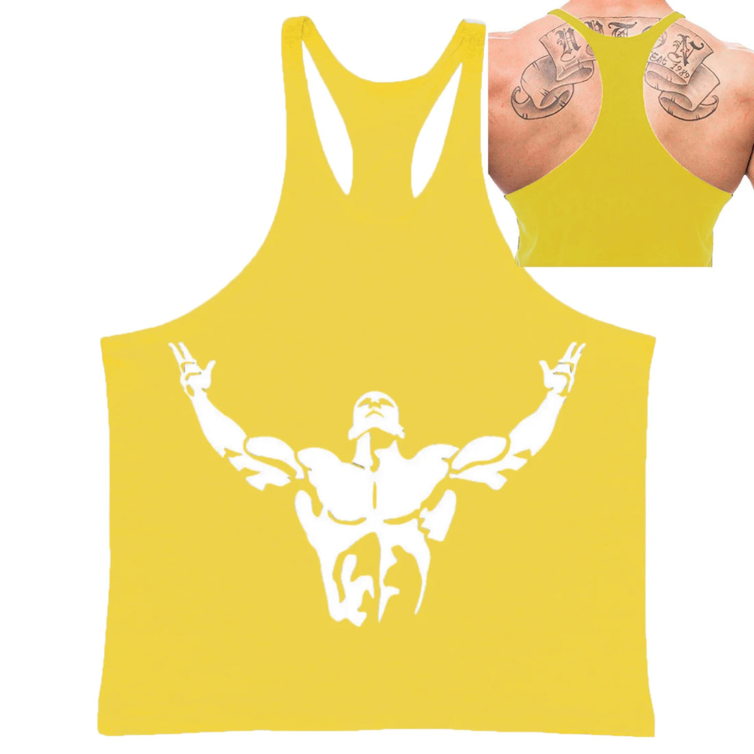 Gym Top Men Bodybuilding Shirt Fitness Men's Vest Singlet Sleeveless Sweatshirt Man Clothes Clothing Stringer Vests Singlets