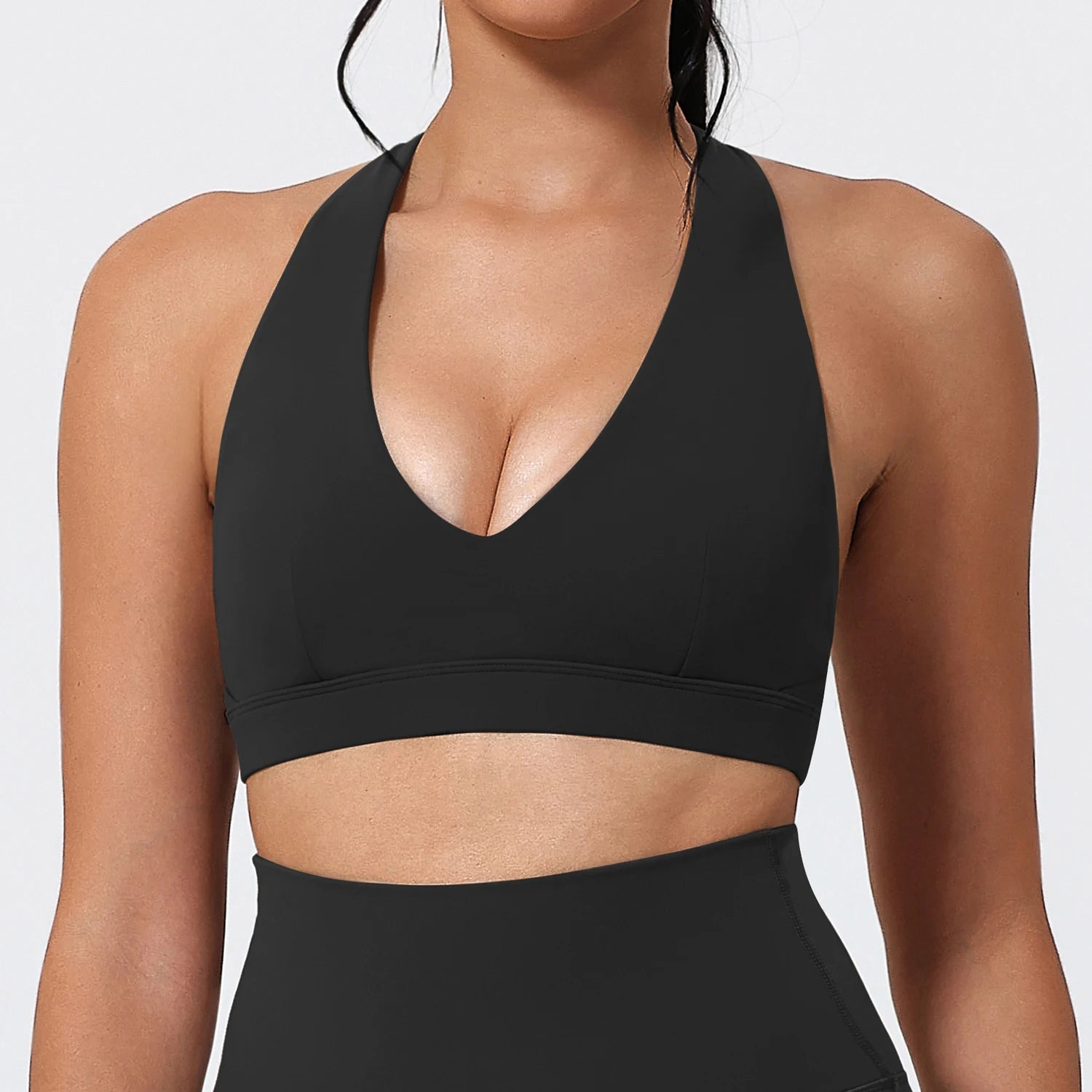 Hearuisavy Summer Women Sports Bra Pilates Yoga Bra Gym Underwear Running Shock Proof Breathable Quick-Dry Fitness Top For Girls - ATFH