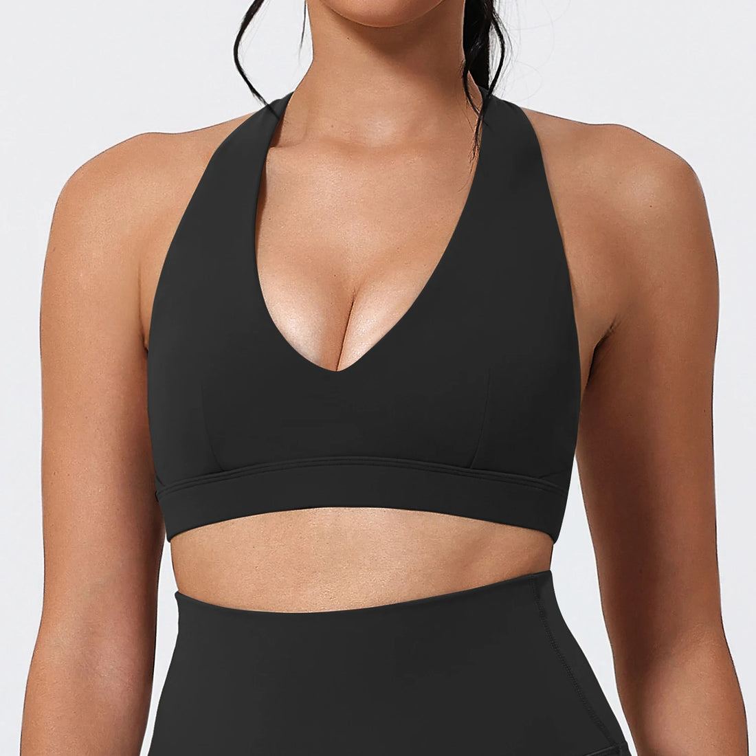 Hearuisavy Summer Women Sports Bra Pilates Yoga Bra Gym Underwear Running Shock Proof Breathable Quick-Dry Fitness Top For Girls - ATFH