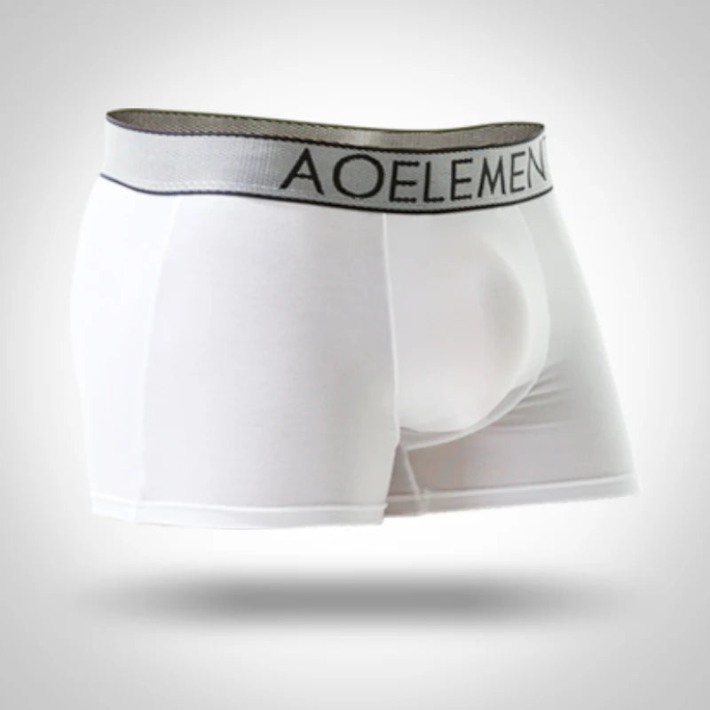 Men's Underwear U-Convex Anti-Movement Bullet Type Separated Spermatic Vein Boxer Briefs Varicose Scrotum Support Bag