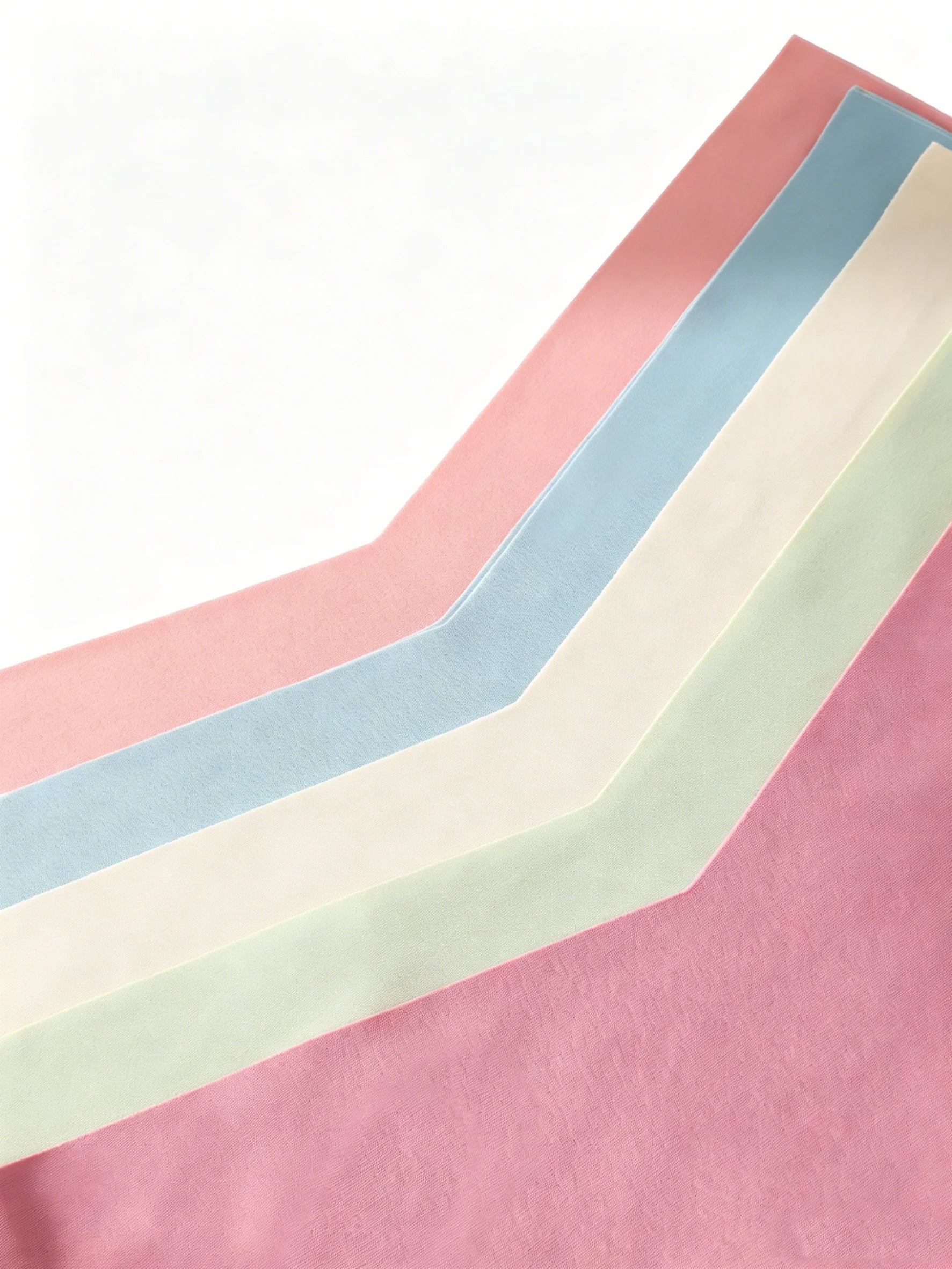 5PCS Pastel V-Waist Seamless Panties, No-Show Ultra-Soft Ice Silk Breathable Comfort Women Briefs
