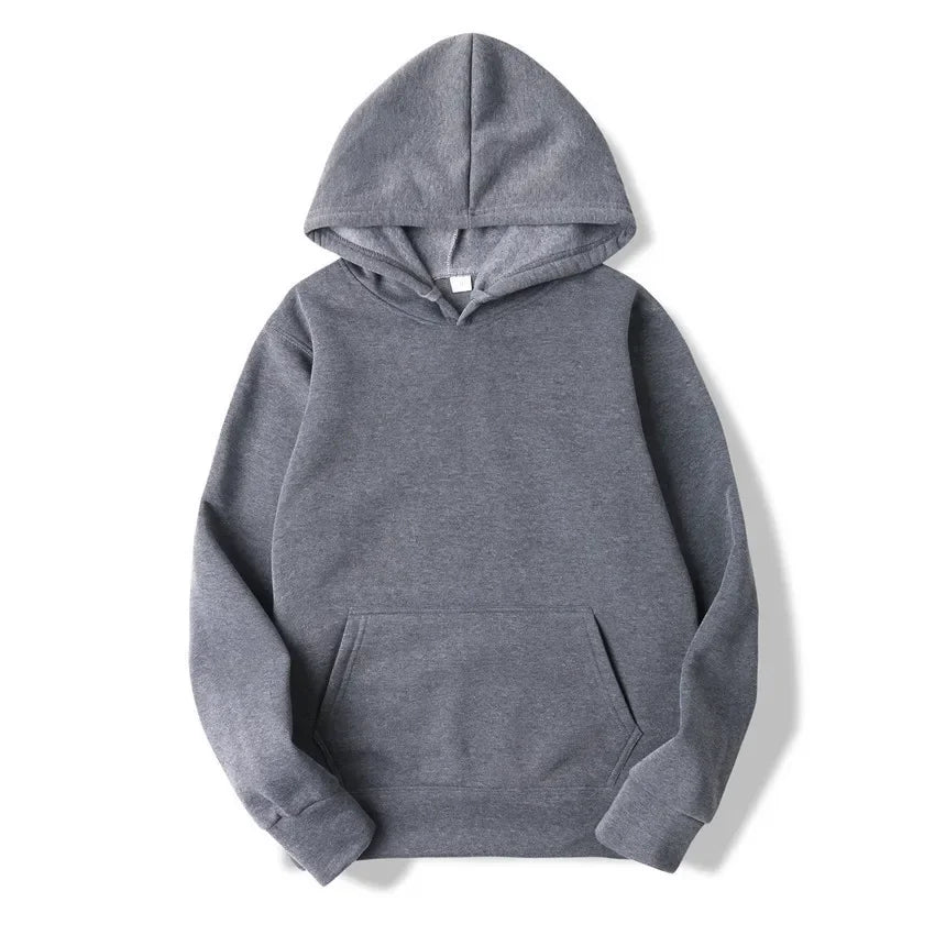 Plain Pullover Fleece Hoodies Unisex Wholesale Hooded Sweatshirt Men Cheap Sublimation Black Hoodie For Men Sudaderas De Hombre - ATFH