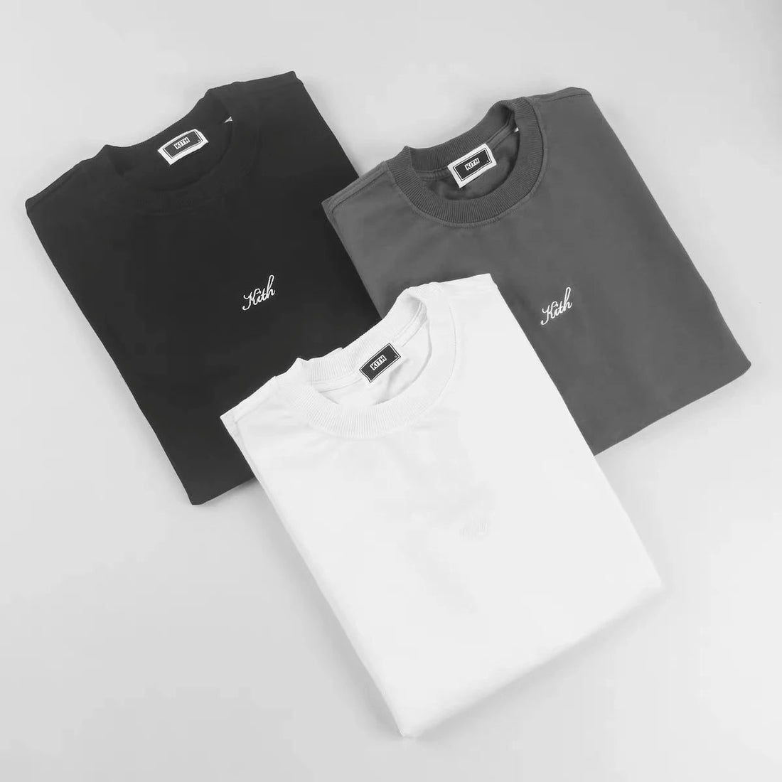 Korean style Summer Quality Cotton Men Women T-shirt Small Icon Embroidered Logo Couple Casual Loose O-Neck Short Sleeve Tees ATFH