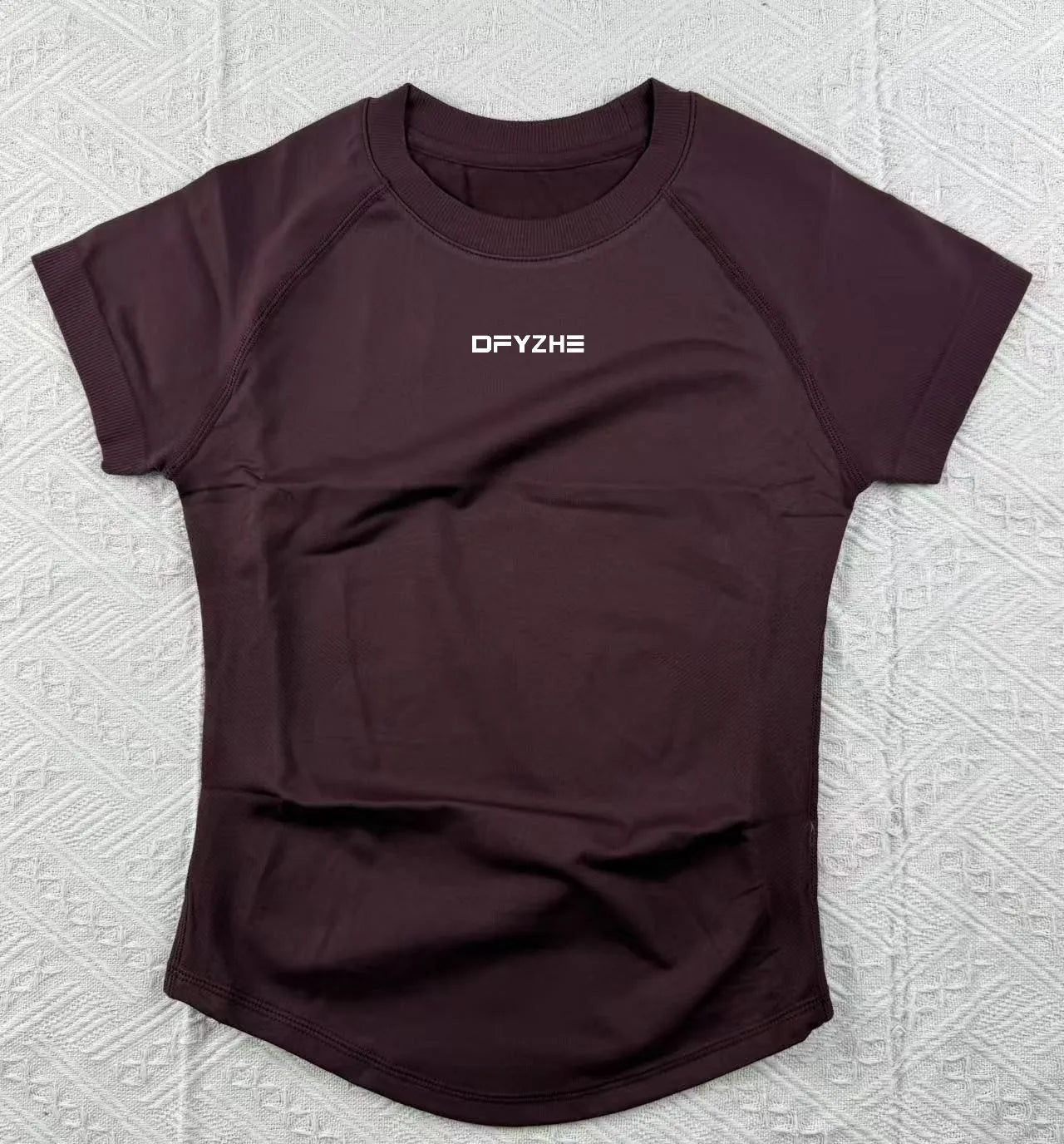 DFYZHE Impact Short Sleeve Top Women's Running Sports T-shirt Summer Short Sleeve Round Neck Elastic Yoga Fitness Top Breathable - ATFH