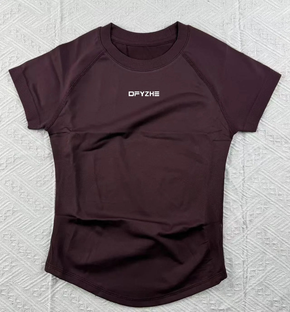DFYZHE Impact Short Sleeve Top Women's Running Sports T-shirt Summer Short Sleeve Round Neck Elastic Yoga Fitness Top Breathable - ATFH