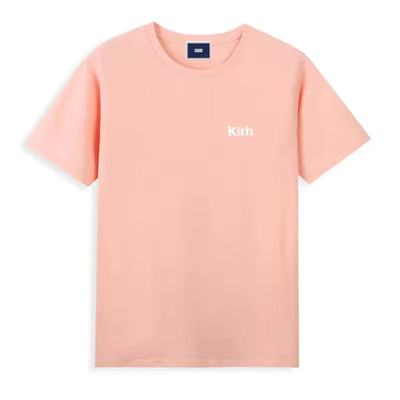 Hot sales Men Women Pure Cotton Embroidery T-Shirt Short Sleeve Tees Simple Solid Fashion Brand Exports Japan style ATFH