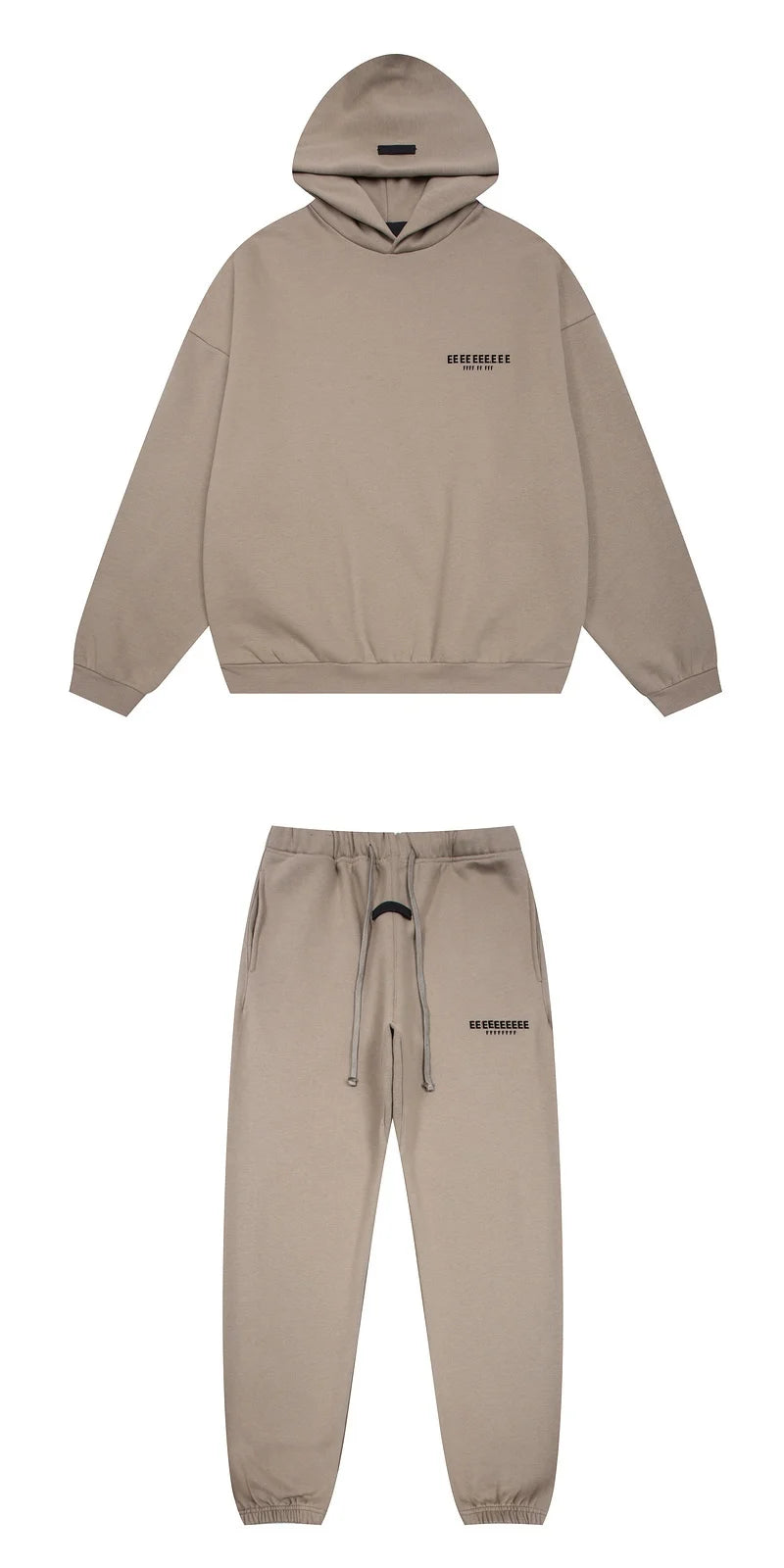 Classic Brand Hoodies Sweatpants Set High Quality Fleece Sweatshirts Men's Hiphop Streetwear Oversize Tracksuits Hoodies Pants - ATFH