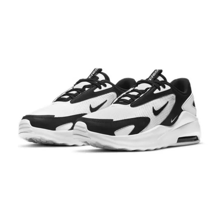 Nike Air Cushion Cushioning Casual Men's Sports Shoes New Fashion Daily Wear Casual Running Shoes Air Max Rebound Low-Top Black and White Versatile Sports Running Shoes Treasure Shoe Model Cu4151-102 ATFH