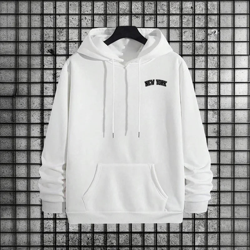 2026 Hot Sale Mens Sportswear 2pcs Set Hoodie and Sweatpants Autumn Winter Daily Casual Sporty Jogging Suit Urban Fashion Outfit - ATFH