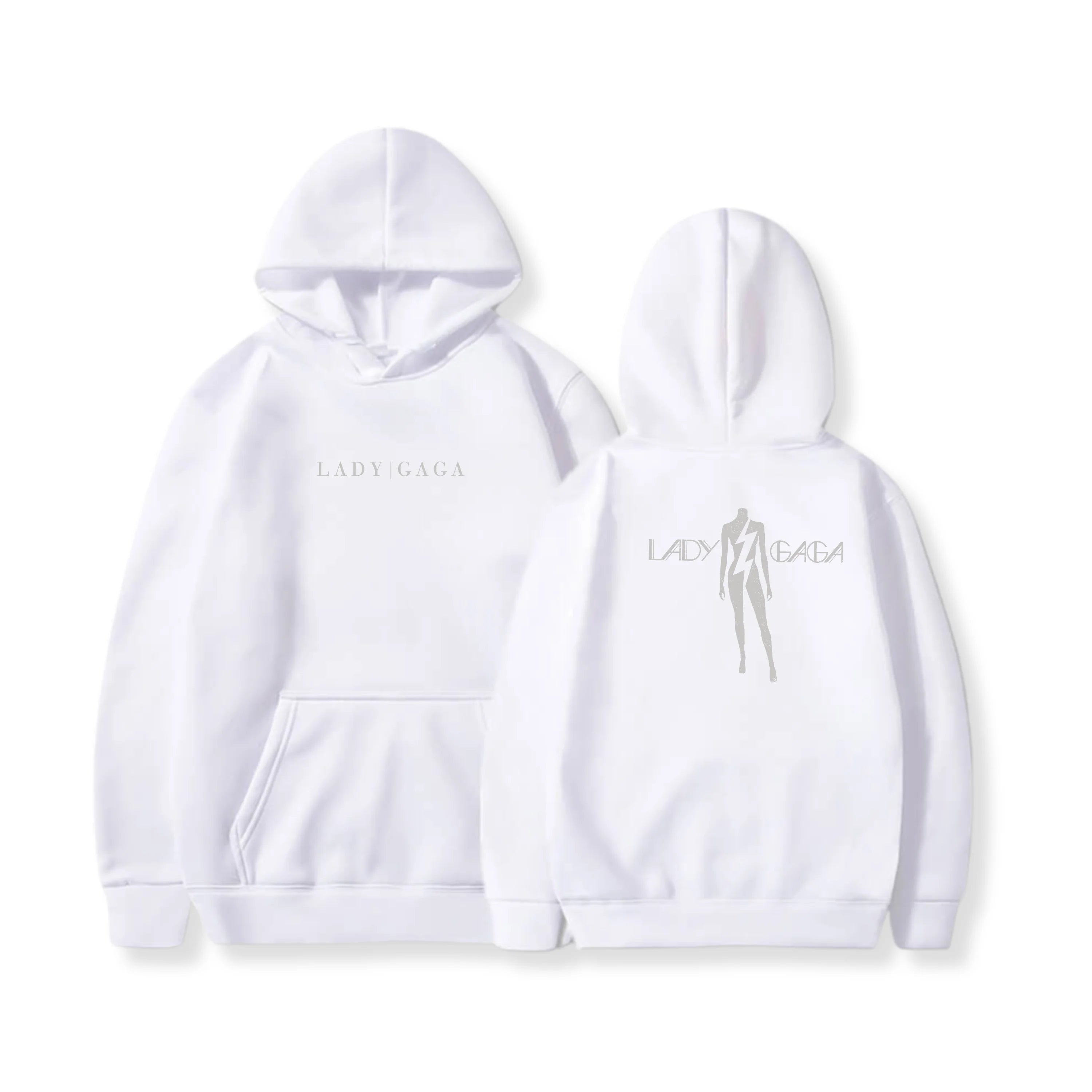 Autumn Winter Hoodies Lady Gaga Ablum Graphic Oversized Women Men Streetwear Fleece Warm Sweatshirt Female Male Tracksuits Coats - ATFH