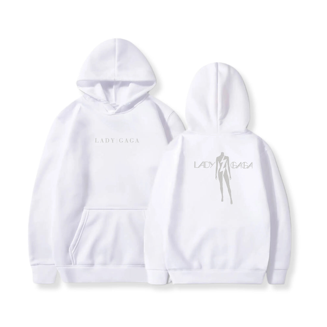 Autumn Winter Hoodies Lady Gaga Ablum Graphic Oversized Women Men Streetwear Fleece Warm Sweatshirt Female Male Tracksuits Coats - ATFH