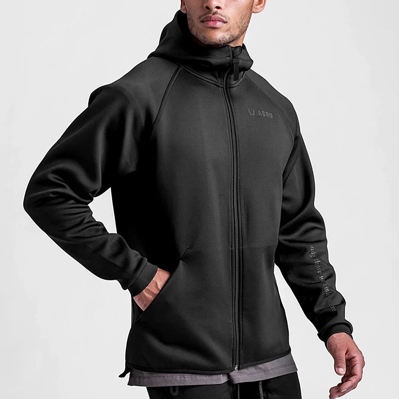 Gym Men's Hoodies Sweatshirts Hoodie Men Fitness Hooded Zipper Jacket  Hoody Man Casual Sweatshirt Sweatshirt For Male - ATFH