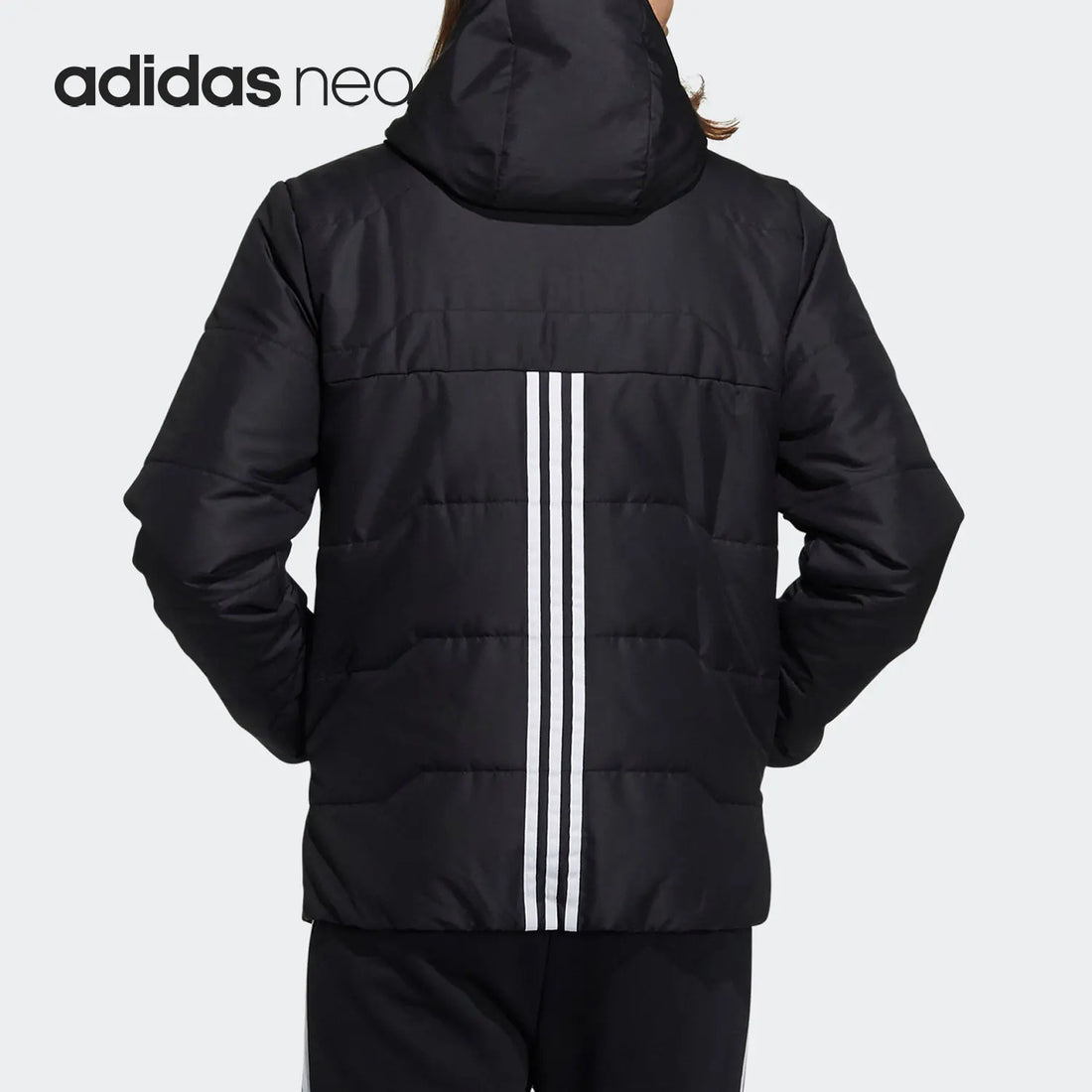 Adidas genuine Neo men's sports warm hooded cotton jacket H45236