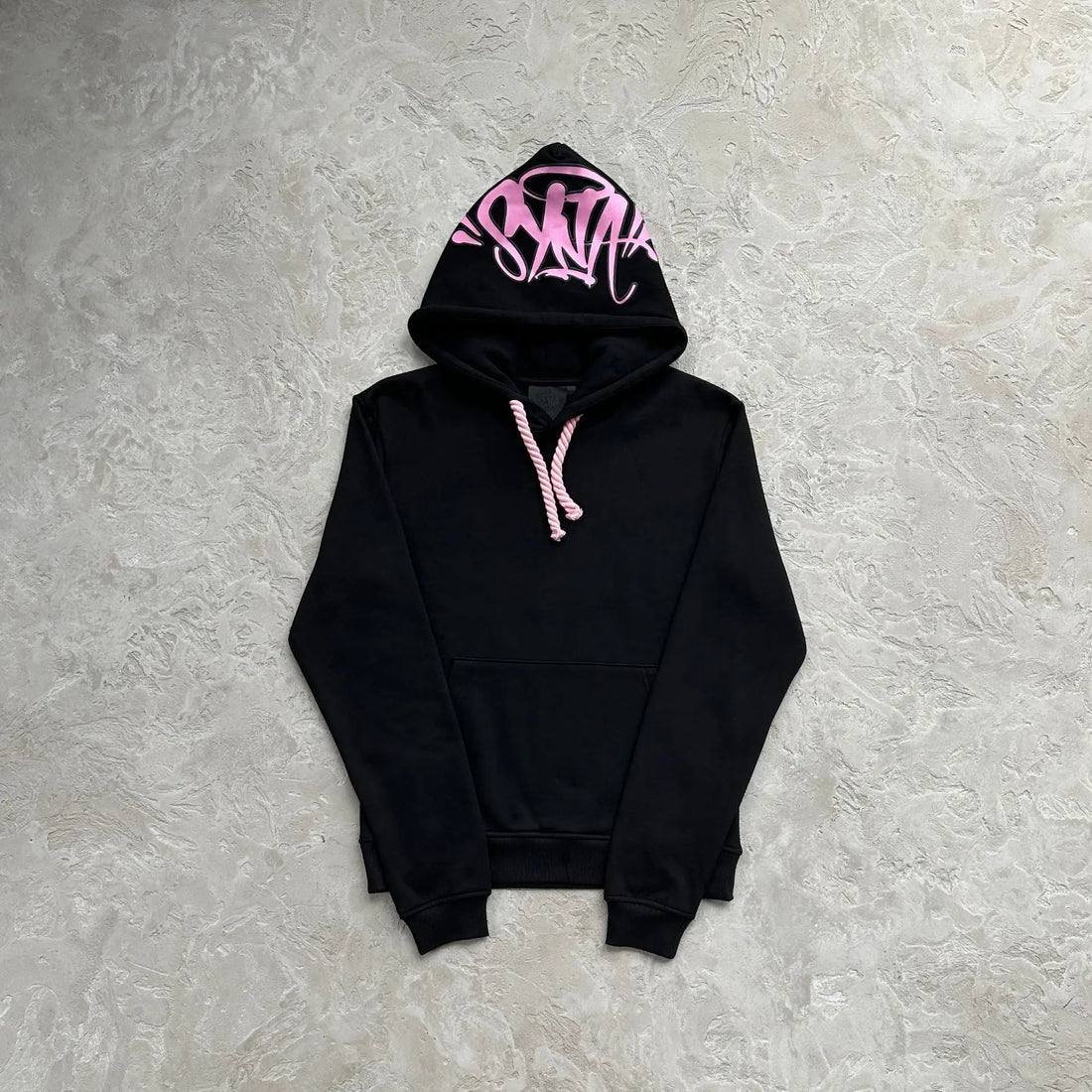 Synaworld Trendy Autumn-Winter Sporty Casual Hip-Hop Loose Fleece Hooded Sweatshirt