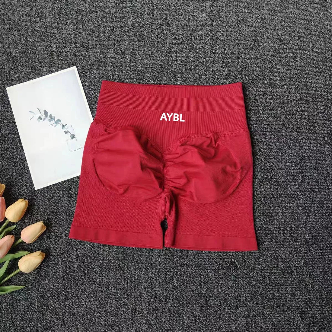Short De Sport Pour Femme, Sans Couture, Uni, Blanc, Taille Haute, Effet Push-Up, Pour Le Yoga Et La Course à Pied