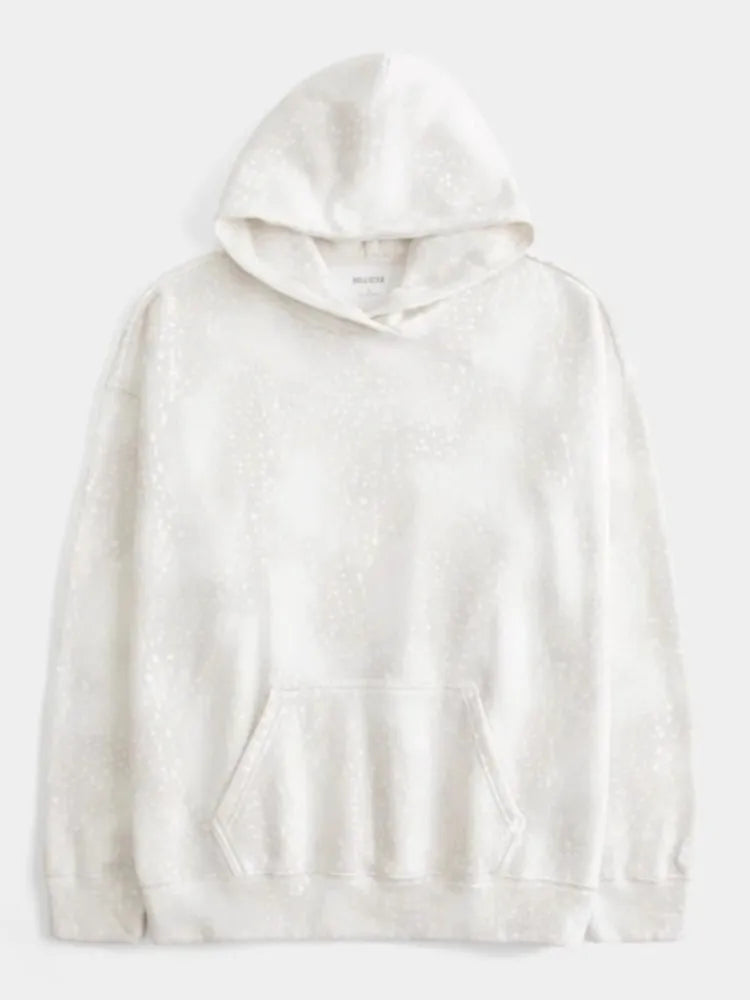 Female Solid Color Loose Sweatshirt Two-piece Sets Fashion Hooded Hood With Pocket Wide-leg Pants Suit Autumn Winter Lady Outfit