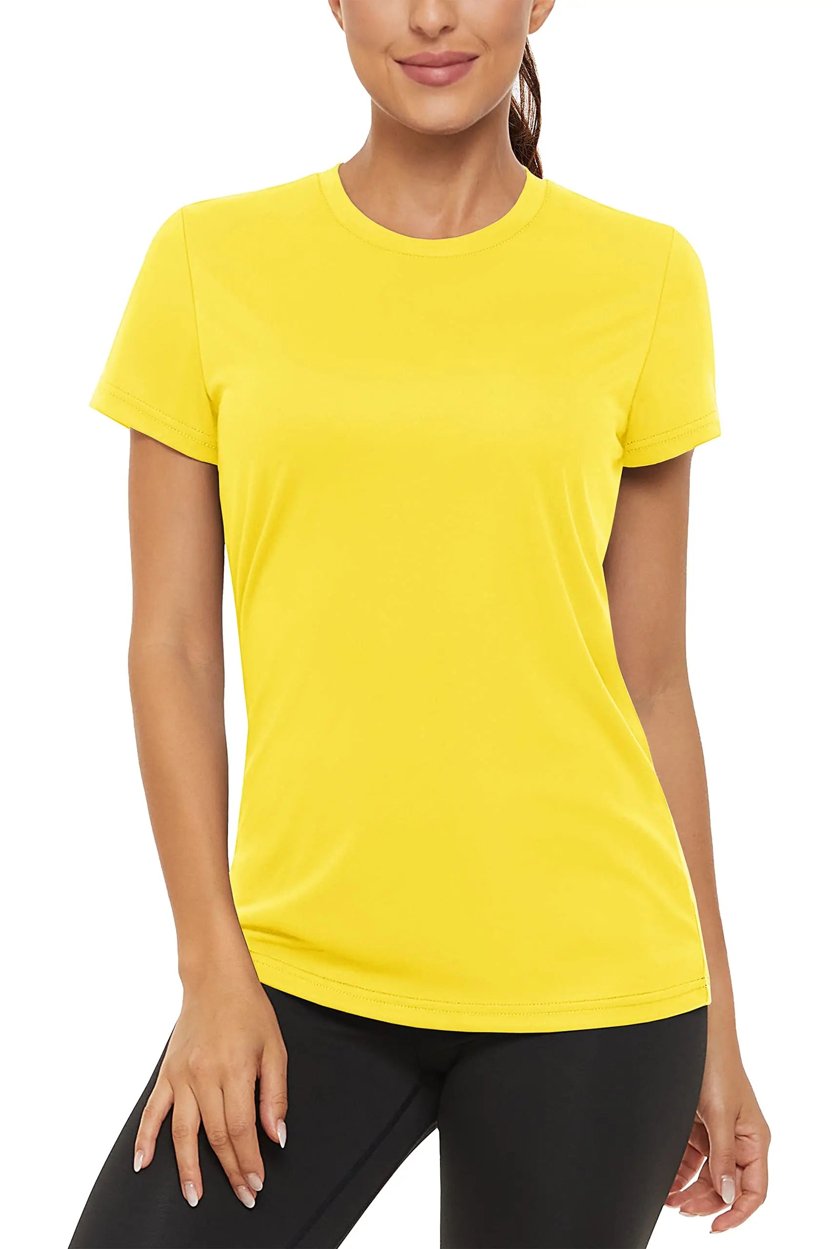 TACVASEN Summer Casual Performance T-shirts UPF 50+ Quick Dry Womens Sun Protection T-shirt Outdoor Running Swim Tee shirts Tops - ATFH