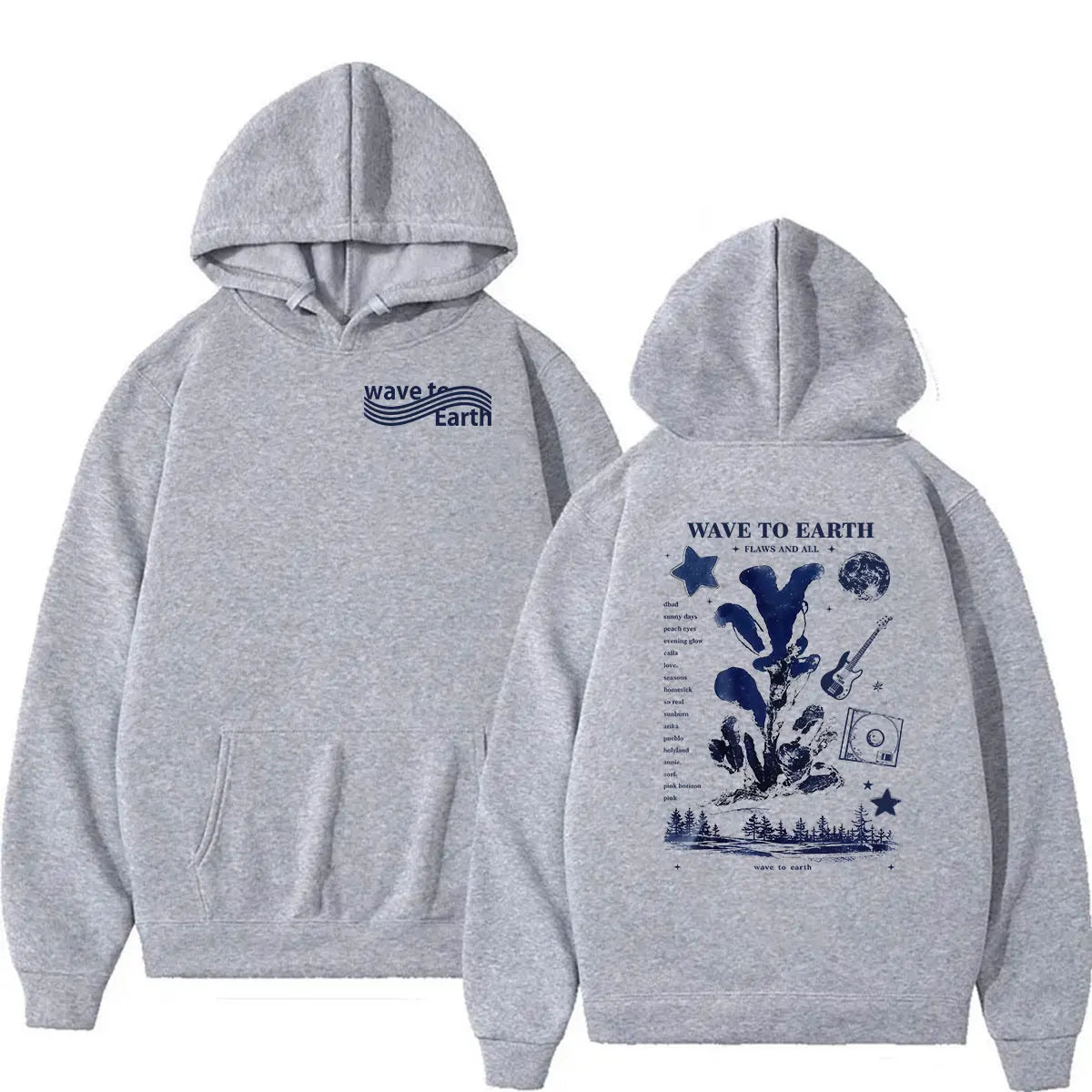 Kpop Band Wave To Earth The Pieces Tour 2026 Hoodie Men's Women Hip Hop Korean Pop Fashion Loose pullover Sweatshirt Streetwear