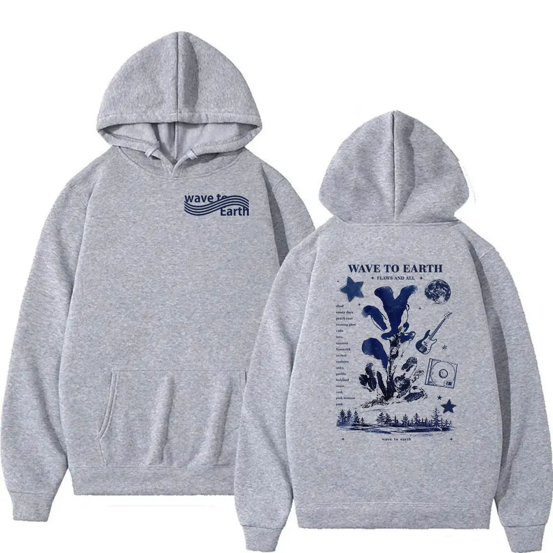 Kpop Band Wave To Earth The Pieces Tour 2026 Hoodie Men's Women Hip Hop Korean Pop Fashion Loose pullover Sweatshirt Streetwear