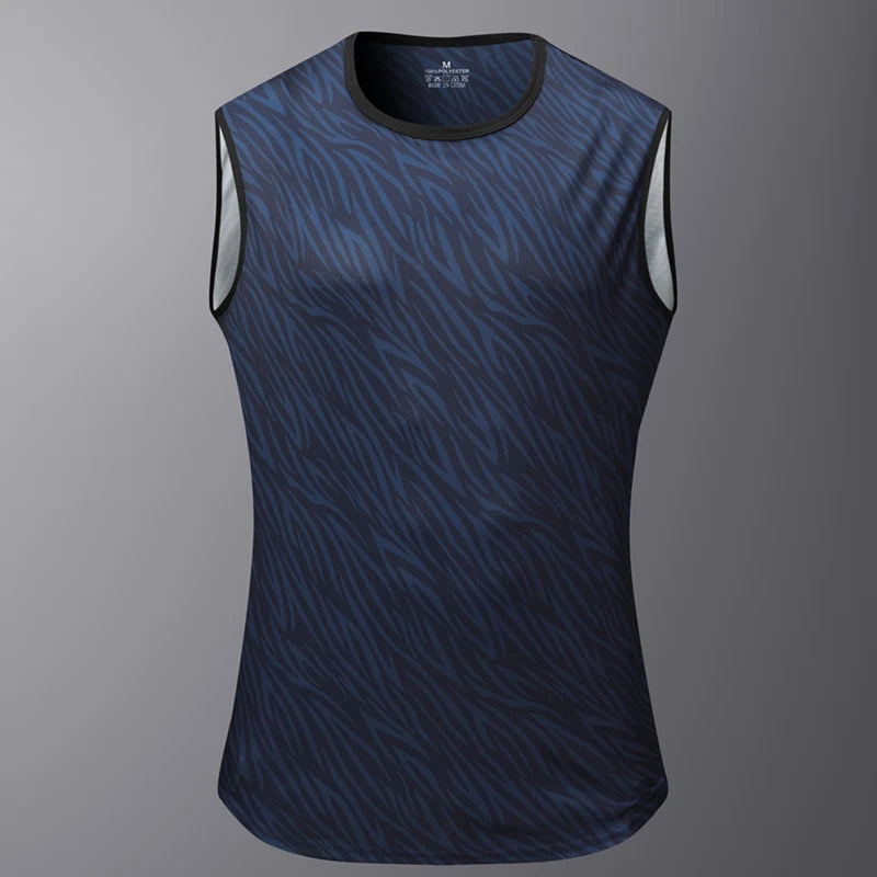 Men's Ice Silk Mesh Tank Tops Gym Stringer Transparent Bodybuilding Sleeveless T Shirts Fitness Vest Male Mesh Muscle Singlets