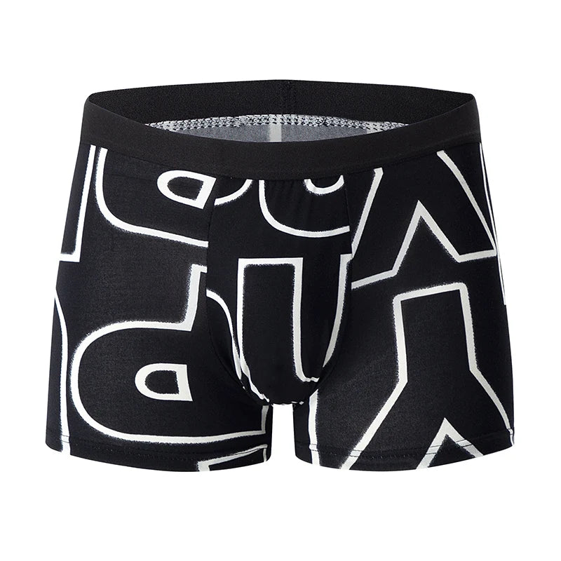 4/10-Men's Underwear Random Set Youth Quick Drying Breathable Sports Comfortable Casual Plus Size Flat Corner Pants Trendy