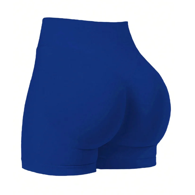 Cross-border yoga pants, high-waisted, slimming, sexy, and shapely running shorts, sportswear yoga shorts