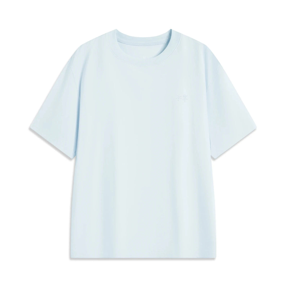 Li-Ning Men's Sports Style T-Shirt 75%Cotton 25%Polyester Regular Fit Comfortable LiNing Embroidery Logo Tee Top AHSV145 - ATFH