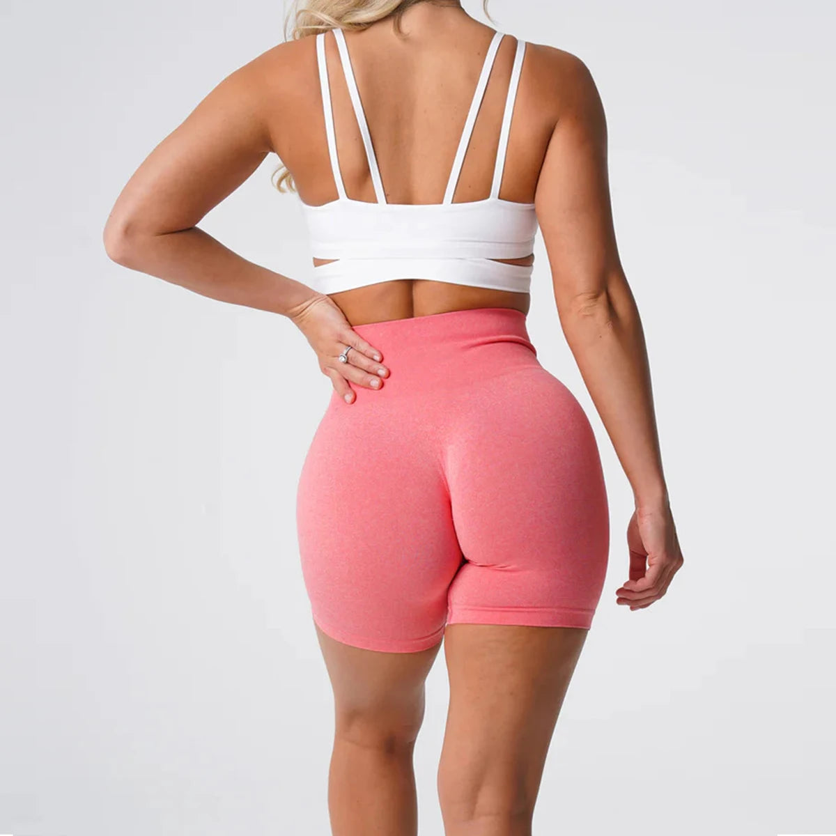 Pro Spandex Shorts Woman Fitness Elastic nv navigation Sports Running Yoga pants  tight pants cycling shark pants Tahsi Fashion House