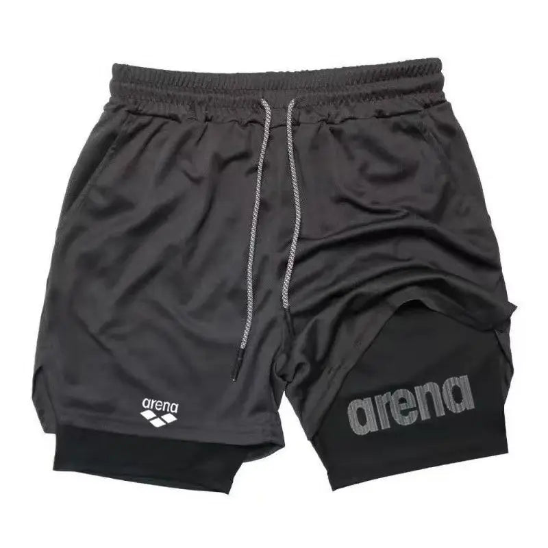 Summer Men's Gym Shorts, Beach Surfboard Shorts, Breathable Quick Drying Sports Launched