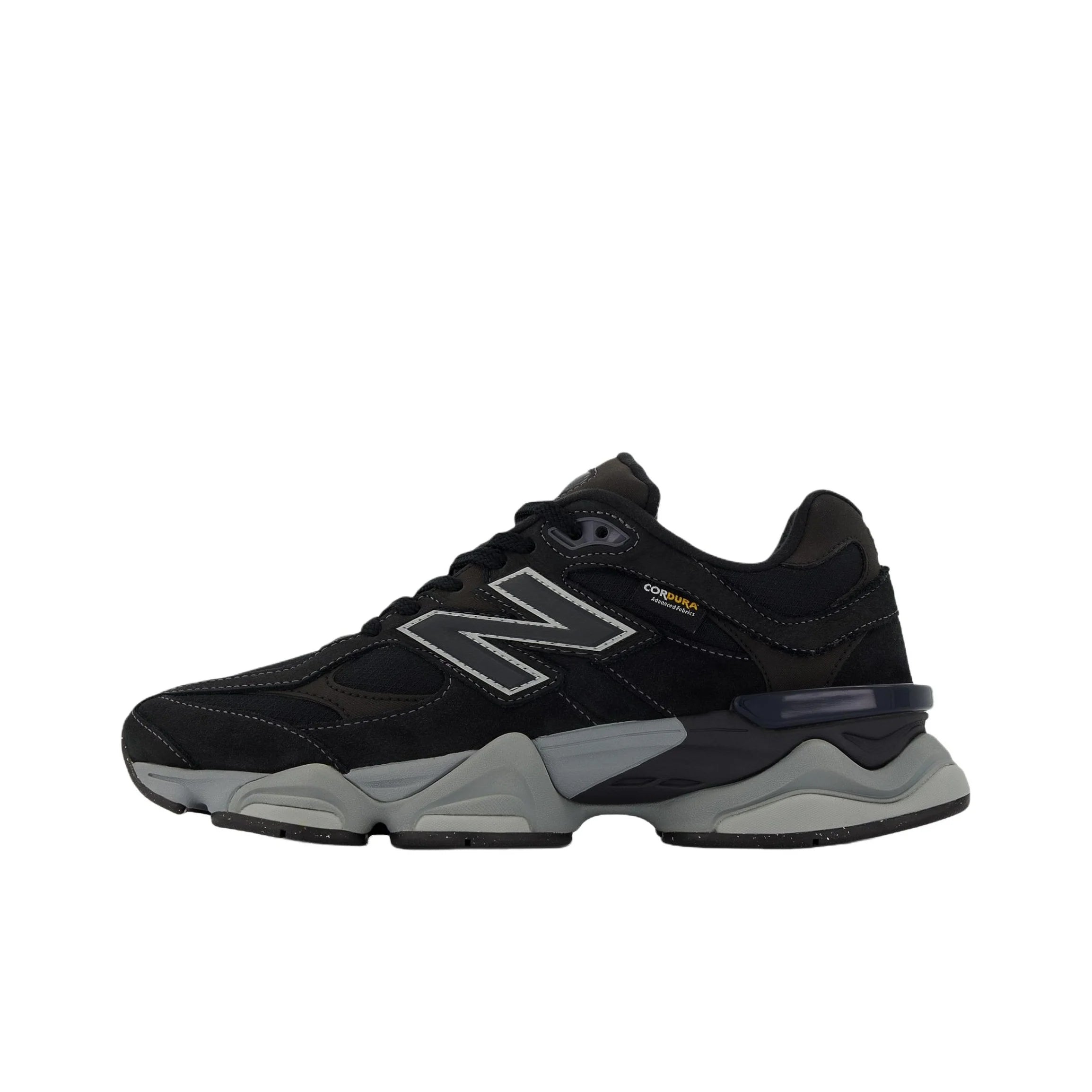 New Balance NB 9060 Unisex Thick-soled Durable Breathable Black Lifestyle Casual Shoes U9060ORA