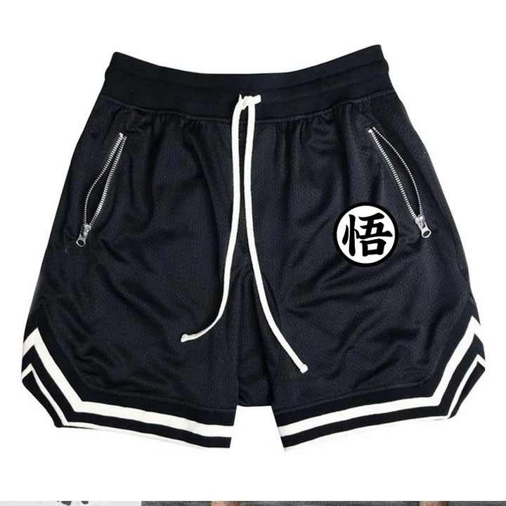 Men's Fitness Joggers Casual Breathable Short Sports Basketball Shorts Mesh Quick Dry Gym Shorts for Male Pants Summer