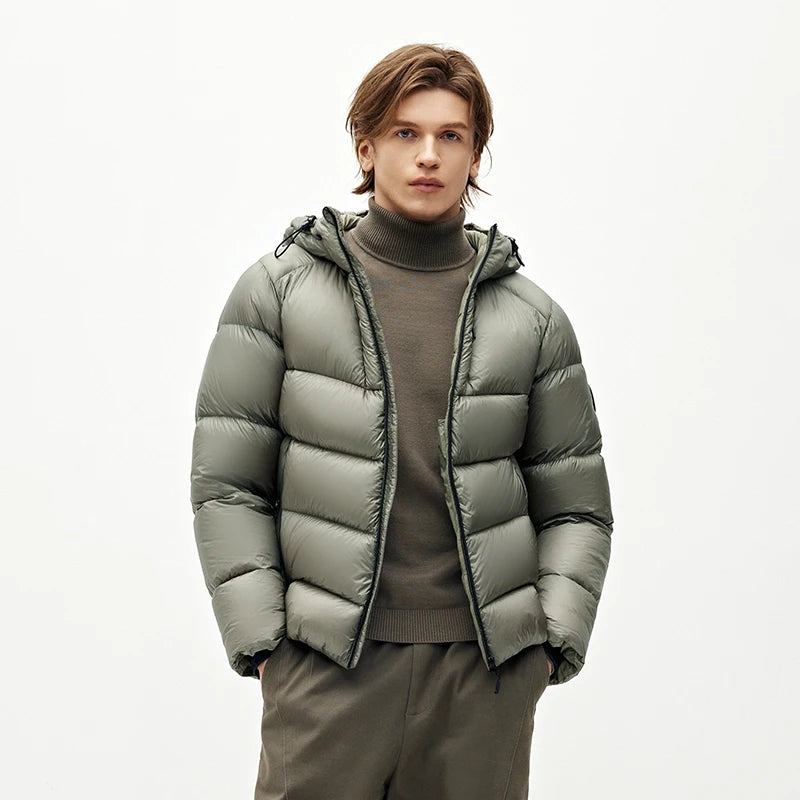 Semir Men Down Jacket Thermal Warmth 2026 Winter Everyday Style Outdoor Layer Cold Weather Clean Silhouette Cold Weather Wear